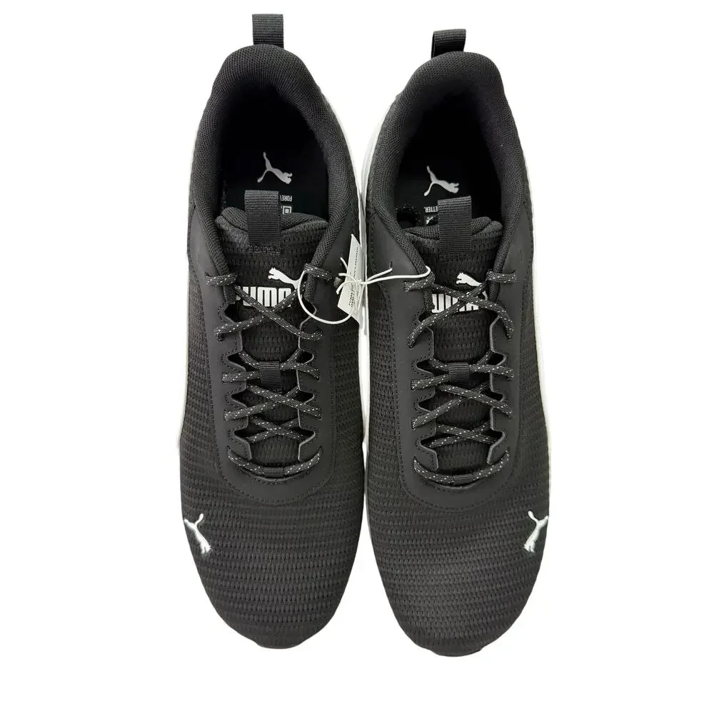 Puma Men's Black and White Running Sneakers